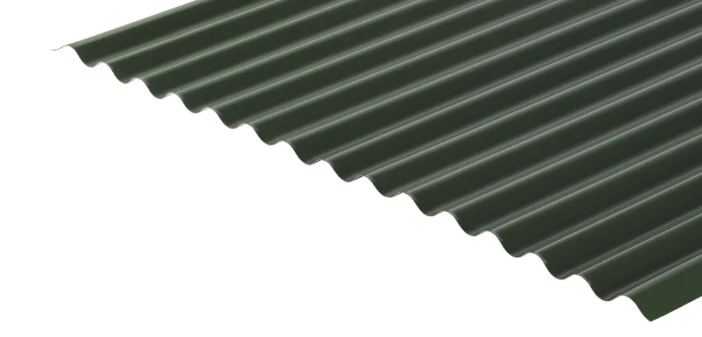 Cladco Corrugated Roofing Sheets in Juniper Green