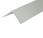 Corner Barge Flashings in White Polyester Paint Finish - 3m 200 x 200mm