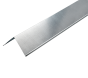 90º Barge Board Corner Flashings in Plain Galvanised Finished - 3m 200mm x 200mm