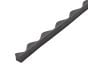 Corrugated 13/3 profiled foam fillers Supaseal (25mm) Black with 6mm base
