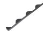 Profiled foam eaves fillers to fit 34/1000 Supaseal (25mm) Black with 6mm base