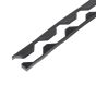 Pairs of profiled foam fillers to fit 34/1000 Supaseal (25mm) Black with 6mm base