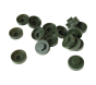 HC19 19mm colour caps Juniper green/12B29 (Pack of 100)