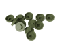 HC19 19mm colour caps Olive green/12B27 (Pack of 100)