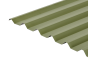 34/1000 Box Profile 0.7 Thick Moorland Green PVC Plastisol Coated Roof Sheet