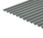 13/3 Corrugated 0.7 Thick PVC Plastisol Coated Roof Sheet - Merlin Grey