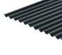 13/3 Corrugated 0.7 Thick Slate Blue PVC Plastisol Coated Roof Sheet