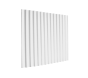 13/3 Corrugated 0.5 Thick Polyester Paint Coated Roof Sheet - White