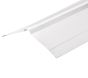 Nordic Ridge in White PVC Plastisol Finish in 3m 195 x 195mm