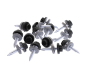 32mm Screws to Wood with Moulded Head (Pack of 100)