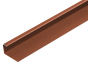 J-Rail Flashing for Standing Seam - 3m -Tile Red