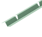 Z-Bar Flashing (Notched) for Standing Seam - 3m