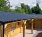 41/1000 Tile Form 0.7 Thick GreenCoat® Pural Coated Roof Sheet - Slate Grey
