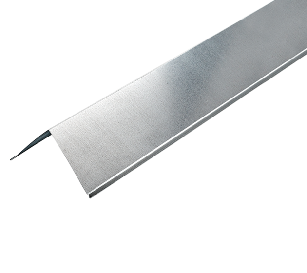 Corner Barge Flashings in Galvanised Finish - 3m 150 x 150mm