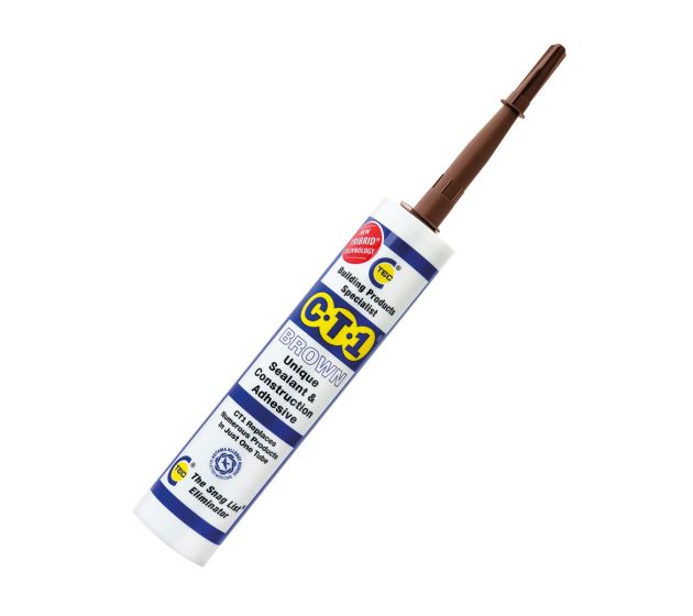 CT1 Complete Construction Adhesive and Sealant 290ml Brown