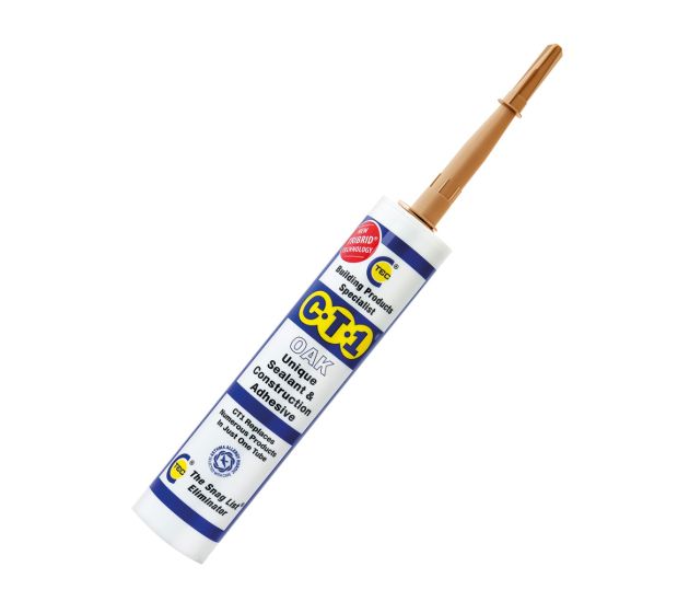 CT1 Complete Construction Adhesive and Sealant 290ml Oak
