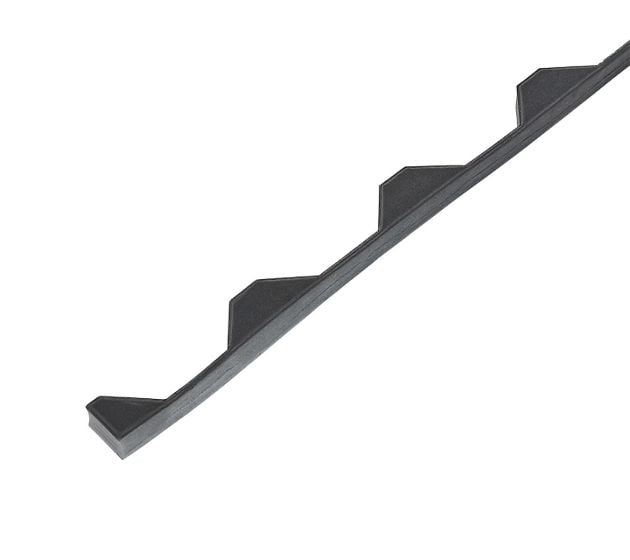 Profiled foam eaves fillers to fit 34/1000 Supaseal (25mm) Black with 6mm base