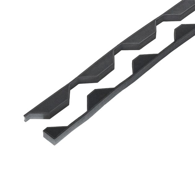 Pairs of profiled foam fillers to fit 34/1000 Supaseal (25mm) Black with 6mm base