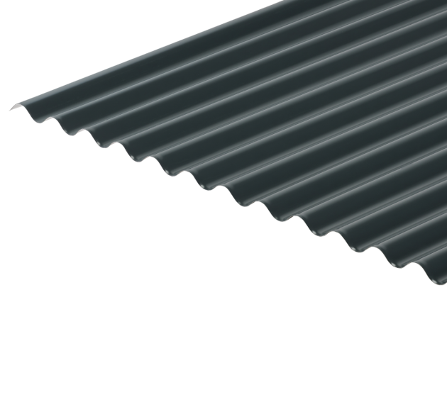 13/3 Corrugated 0.7 Thick Polyester Paint Coated Roof Sheet