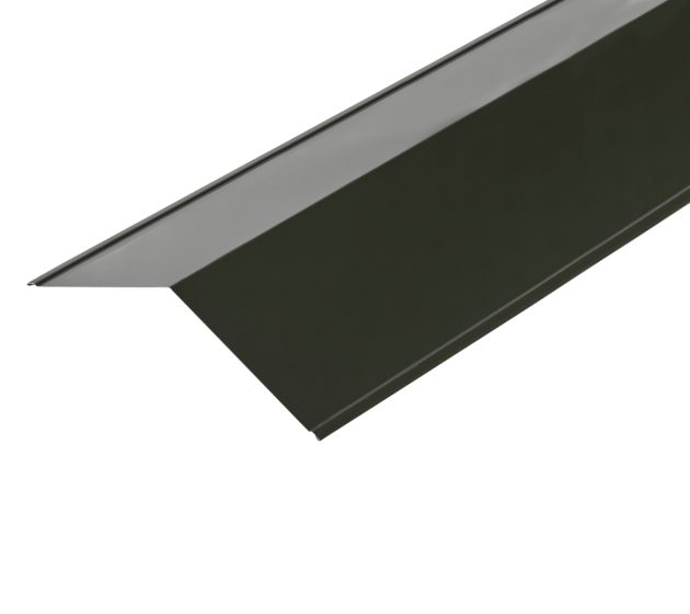 Ridge Flashings in Juniper Green Polyester Paint Finish - 3m 200 x 200mm