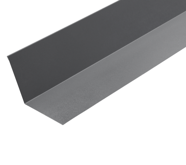 110° Lean-To Bottom Plate Flashing for Standing Seam - 3m