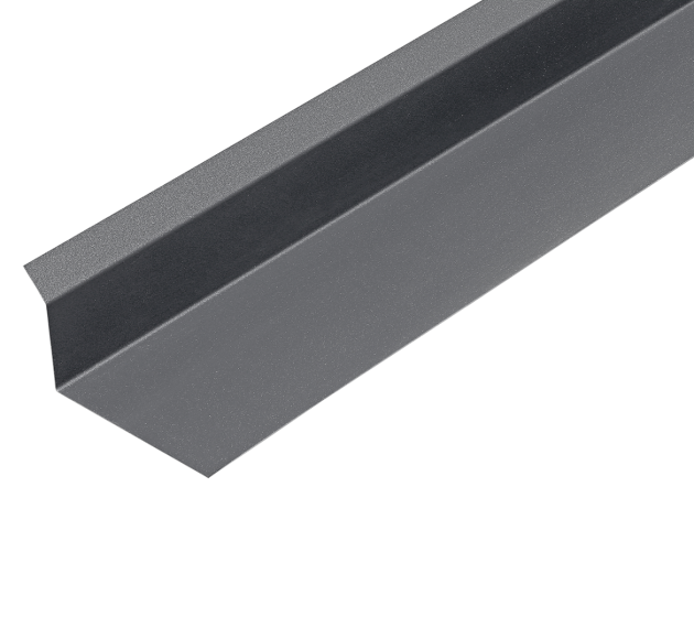 75° Mono Ridge Flashing Backer Plate for Standing Seam - 3m