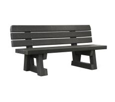 Heavy Duty Recycled Plastic Bench 