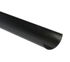 Brett Martin 112mm Roundstyle PVC Gutter in Black - 4m