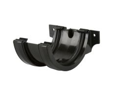 Brett Martin 112mm Roundstyle PVC Union Bracket in Black