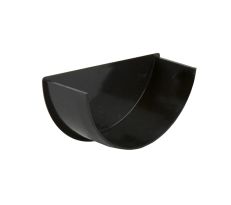 Brett Martin 112mm Roundstyle PVC Internal Stop End in Black