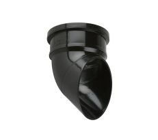 Brett Martin 110mm Round PVC Downpipe Shoe in Black