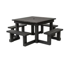 Square 8 Seater Recycled Plastic Picnic Table Square 8 Seater Recycled Plastic Picnic Table