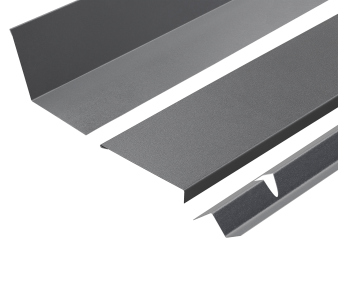 110° Lean-To Flashing and Z Bar Kit for Standing Seam - 3m