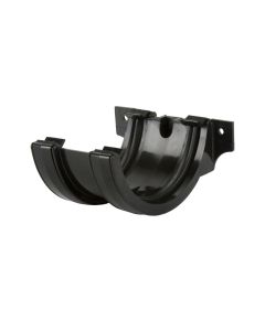 Brett Martin 112mm Roundstyle PVC Union Bracket in Black
