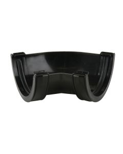 Brett Martin 112mm Roundstyle PVC 135° Gutter Angle in Black