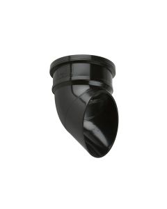 Brett Martin 110mm Round PVC Downpipe Shoe in Black