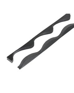 Pairs of Fillers to Fit 41/1000 Cladco Tileform Profile Supaseal (25mm) Black With 6mm Base