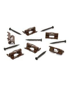 Bamboo Decking Fixing Clips and Screws (Pack of 100)