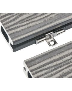 Composite Decking Hidden Stainless Steel Clips + M4x30 SS wood screws (100 Pack)
