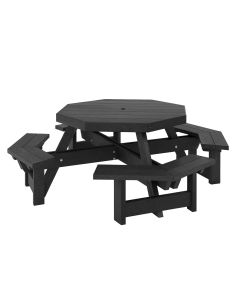 Octagonal 8 Seater Recycled Plastic Picnic Table