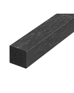 Recycled Plastic Cladding Batten, 50mm x 50mm, Black