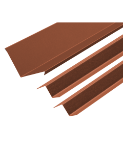 90° Internal Corner Barge Flashing and Z Bar Kit for Standing Seam - 3m 120mm x 120mm
