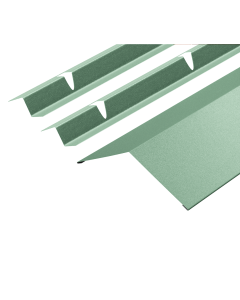 130° Ridge Flashing and Z-Bar Kit for Standing Seam - 3m