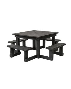 Square 8 Seater Recycled Plastic Picnic Table
