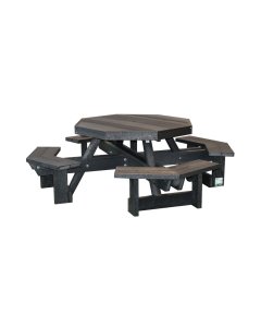 Octagonal 8 Seater Recycled Plastic Picnic Table