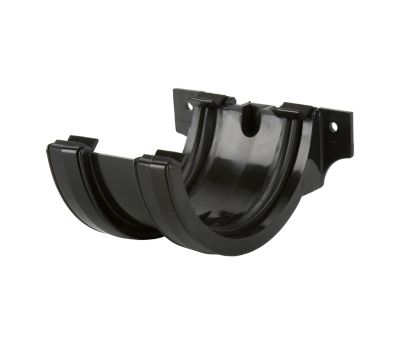 Brett Martin 112mm Roundstyle PVC Union Bracket in Black