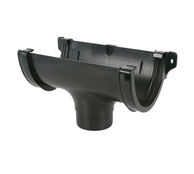 Brett Martin 170mm Deepstyle PVC Running Outlet in Black