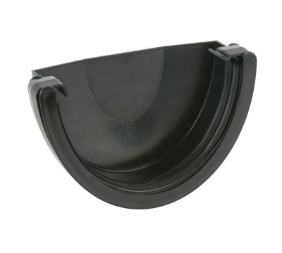 Brett Martin 170mm Deepstyle PVC External Stop End in Black