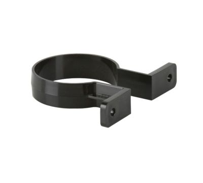 Brett Martin 68mm Round PVC Downpipe Bracket in Black