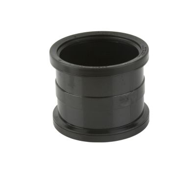 Brett Martin 110mm Round PVC Downpipe Connector in Black